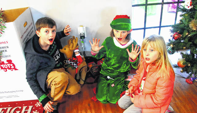 131855692_web1_IMG_0474
The toy drive that Aunt Bs held last year was not started soon enough. This year the restaurant is hoping that when Santa visits the community Christmas dinner on Dec. 24 that Mr. Claus will have a present to give out to each child who attends. The dinner is free and a gift from the couple to their community as a way to give back to the people who support them all year.