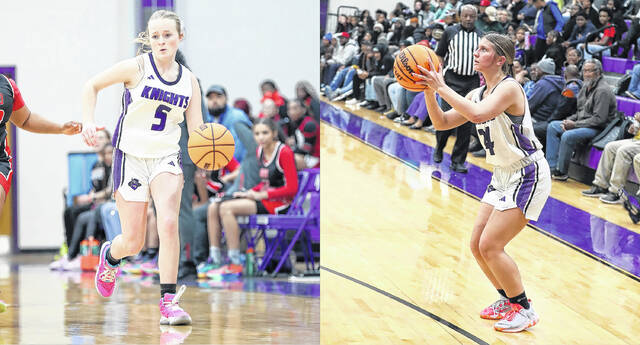 131926436_web1_1112_Kali_Natalee_WB
Seniors Kali Allen (left) and Natalee Sykes will be among the leaders for the West Bladen girls basketball team.
Kenneth Armstrong / <a href="https://www.kenarmphoto.com/" target="_blank">kenarmphoto.com</a>
