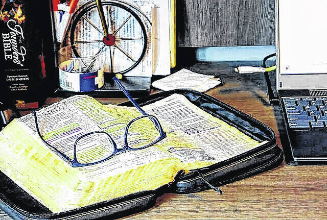 131980496_web1_131349909_web1_IMG_4050
The Word of God is a guide book and a rule book that contains many blessings and ideas as to how to be effective in a political appointment. His worn Bible has many highlighted passages and notes that he has made in the decades of ministry.