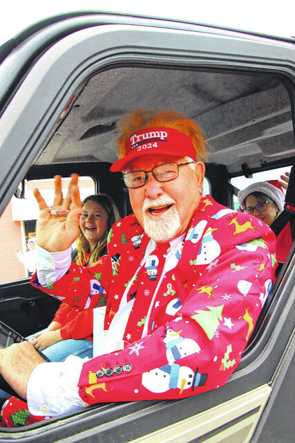 <p>Larger than life Bladen County Commissioner and Bladenboro resident, Charles Ray Peterson wore his usual traditionally festive outfit and drove his gator which was equipped for any kind of weather or terrain. You could hear him exclaim as he drove out of sight, “My God - it’s Merry Christmas in Bladenboro.”</p>