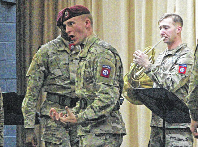 82nd All American Band and Chorus entertains audience at BCC