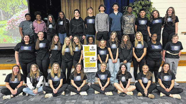 East Bladen High School Beta Clubs Quadir Brown was selected Senior State President and the club placed third in Campaign Skit.
Contributed photo