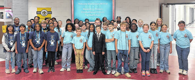 Beta Clubs from Bladenboro Primary, Elizabethtown Primary and Tar Heel School gathered to watch the awards ceremony.
Contributed photo