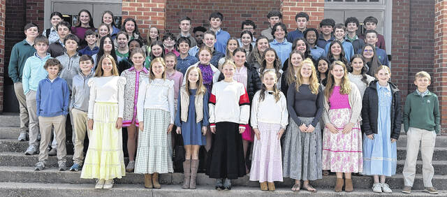 The Harrells Christian Academy Junior Beta Club
                                 Contributed photo