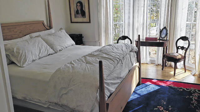 One of the upstairs bedrooms inside Clarktons Camellia Garden House.
                                 Sonny Jones / Bladen Journal
