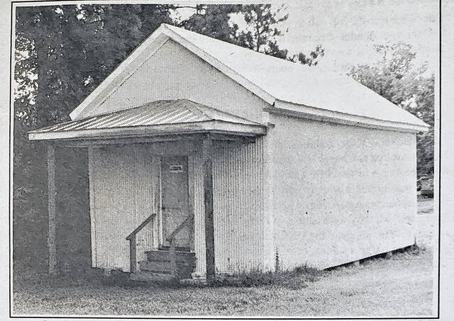 This reportedly was the first office of the Clarkton Express on Elm Street. The newspaper later became The Bladen Journal.