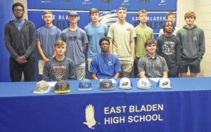 Four East Bladen athletes sign with junior colleges