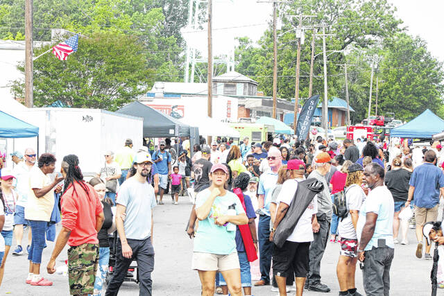 Hundreds of people gathered along Railroad Street in Clarkton for a Memorial Day festival.
Sonny Jones / Bladen Journal