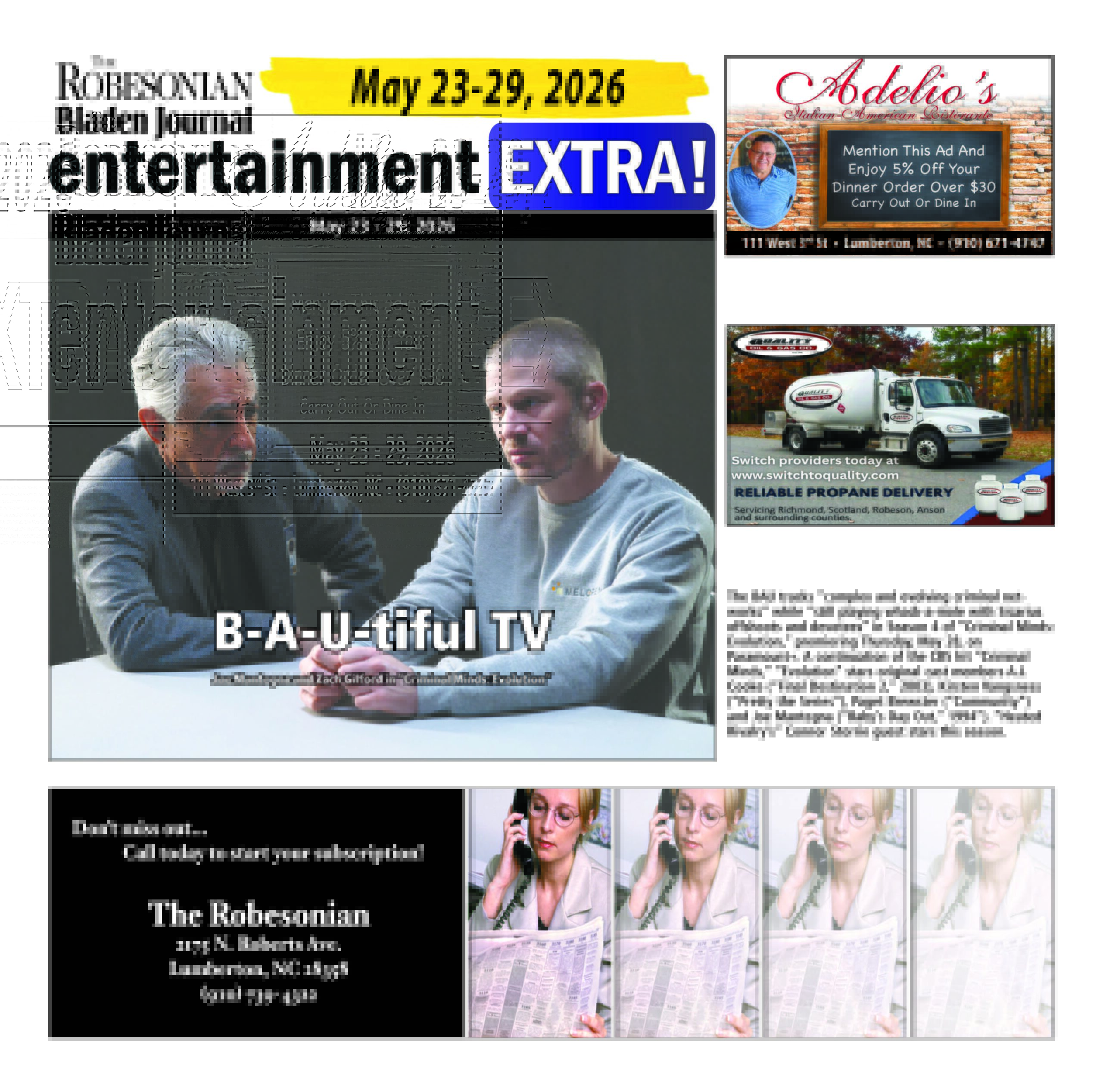 TV Week – May 23, 2026