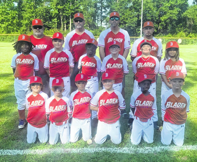 The Bladen County AA Coach-Pitch All-Stars competed in the Diamond Youth Baseball District 2 tournament at McLean Park.
Contributed photo