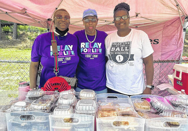 Relay For Life attendees included, from left, Arlene Rhodie, Donald Shine and Glenda Rhodie.
Lexie Tatum photo