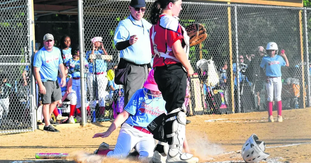 Bladen 10U softball team in District 5 semifinals